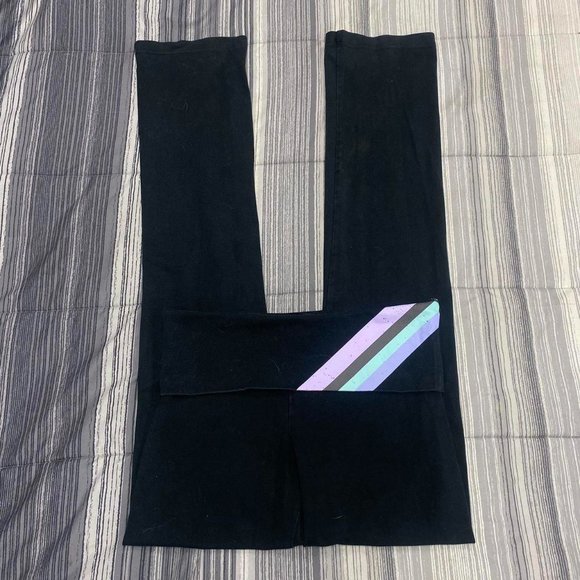 Victoria's Secret Pants - Y2k Victorias Secret Foldover Flare leggings